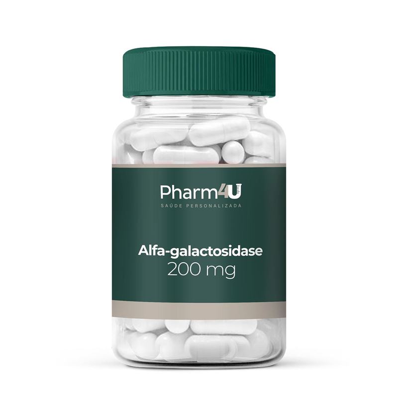 Alfa-galactosidase 200 mg 60 Cápsulas