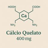 CALCIO QUELADO 400MG 